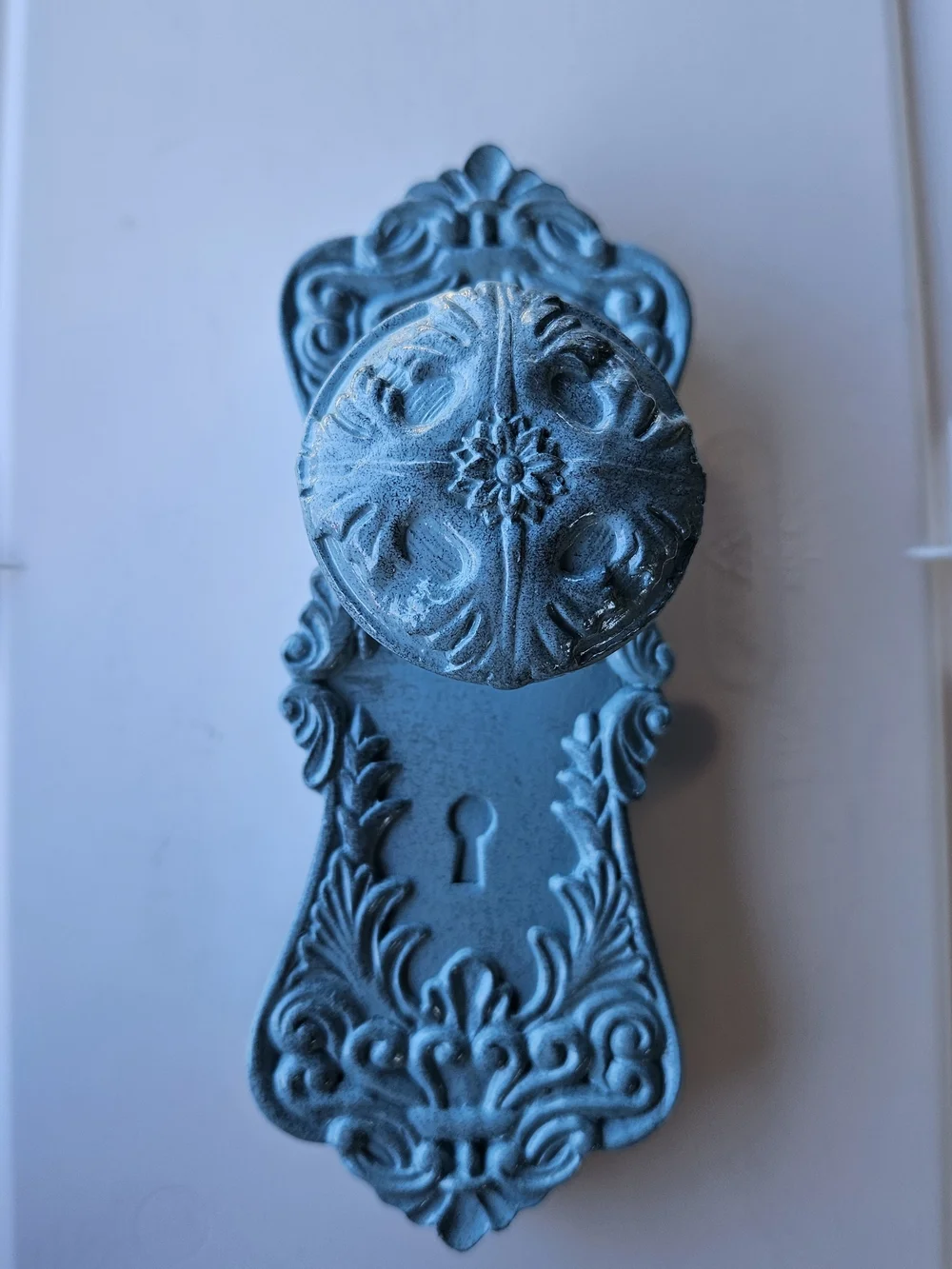 Set Of 2 Blue Decorative Wall Hooks
